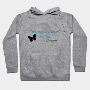 Shakespeare Quote - teal Hoodie